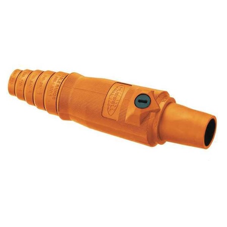 Connector, 3R, 4X, 12, Female, Orange, 2/0 to 4/0 MPN:HBL400FO