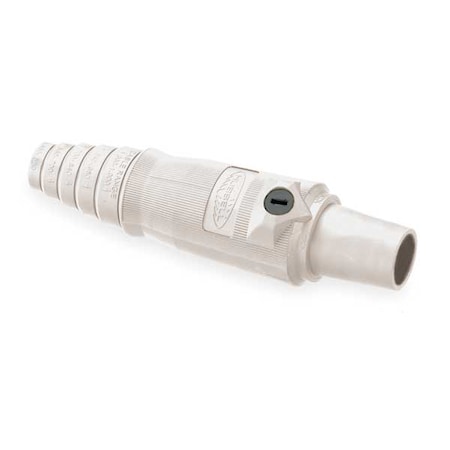 Single Pole Inline, 400 A, Female, White MPN:HBL400FW