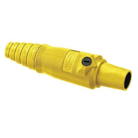 Connector, 3R, 4X, 12, Female, Yellow, 2/0 to 4/0 MPN:HBL400FY