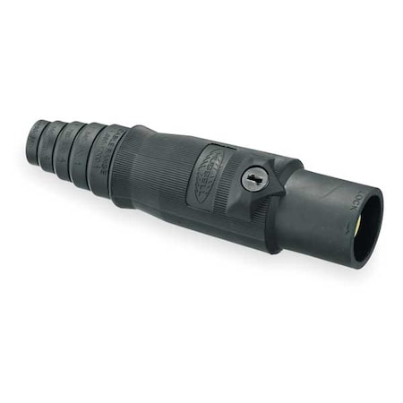 Single Pole Inline, 400 A, Male, Black MPN:HBL400MBK