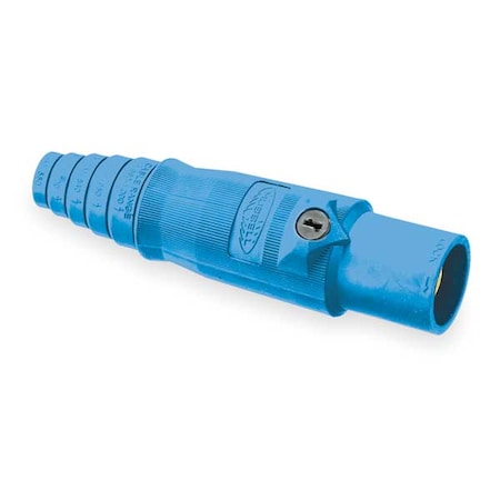 Single Pole Inline, 400 A, Male, Blue MPN:HBL400MBL