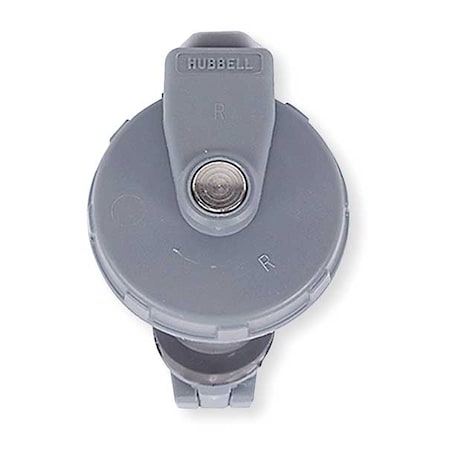 Watertight Pin & Sleeve Connector, 30 A, 600V AC, Three Phase, 3 Pole, IEC Grounding, Black, NEMA 4X MPN:HBL430C5W