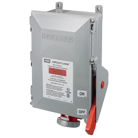 WTMchIntrlkDvcFsd, 3P4W, 30 A, 480V AC, 15hp MPN:HBL430MIF7W