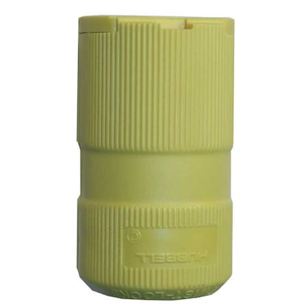 Locking Connector, L7-15R, 15 A, 277V AC, Single Phase, 2 Pole, Screw Terminals, Yellow MPN:HBL4779VY