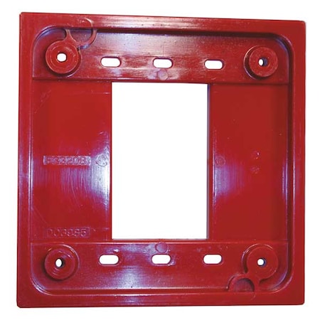 4-PLEX Accessory, Number of Gangs: 1 and 2 Polycarbonate, Red MPN:HBL4APR