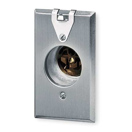 Straight Blade Receptacle, 5-15R, 15 A, 125V AC, 2 Pole, 3 Wire, Grounded MPN:HBL5235