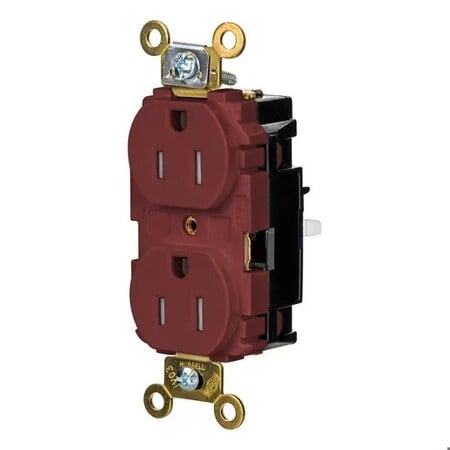 Straight Blade Receptacle, 5-15R, 15 A, 125V AC, 2 Pole, 3 Wire, Surface Mount, Grounded MPN:HBL5262STRTR