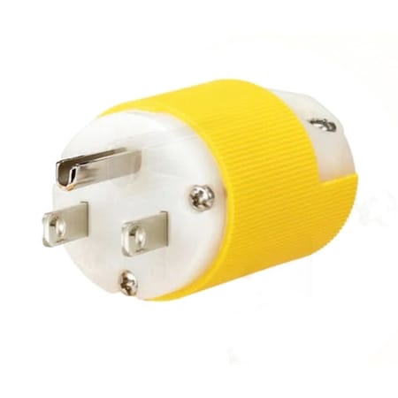 Straight Blade Plug, 5-15P, 15 A, 125V AC, 2 Pole, Spring Clamp Terminals, Grounded MPN:HBL52CM66CST