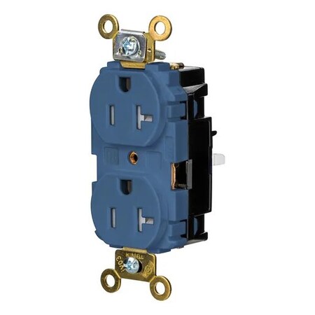 Straight Blade Receptacle, 5-20R, 20 A, 125V AC, 2 Pole, 3 Wire, Surface Mount, Grounded MPN:HBL5362STBLTR
