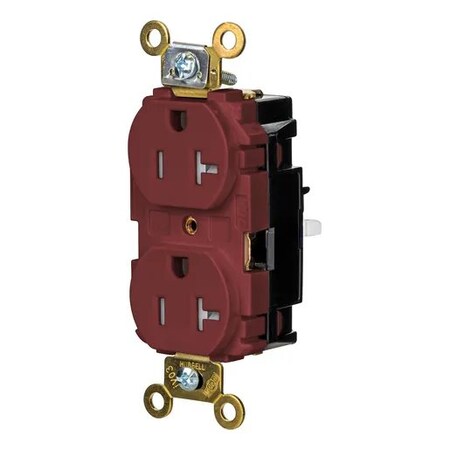 Straight Blade Receptacle, 5-20R, 20 A, 125V AC, 2 Pole, 3 Wire, Surface Mount, Grounded MPN:HBL5362STRTR