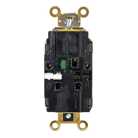 Straight Blade Receptacle, 5-20R, 20 A, 125V AC, 2 Pole, 3 Wire, Surface Mount, Grounded MPN:HBL5362STTR