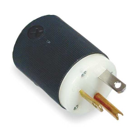 Straight Blade Plug, 5-20P, 20 A, 125V AC, 2 Pole, Screw Terminals, Grounded MPN:HBL5366C