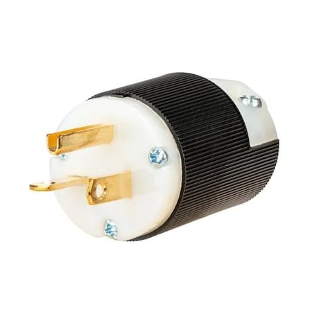 Straight Blade Plug, 5-20P, 20 A, 125V AC, 2 Pole, Spring Clamp Terminals, Grounded MPN:HBL5366CST