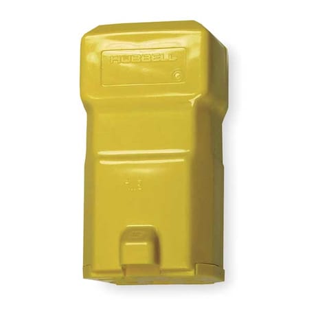 Straight Blade Connector, 6-20R, 20 A, 250V AC, 2 Pole, 3 Wire, Screw Terminals, Yellow MPN:HBL5469VY