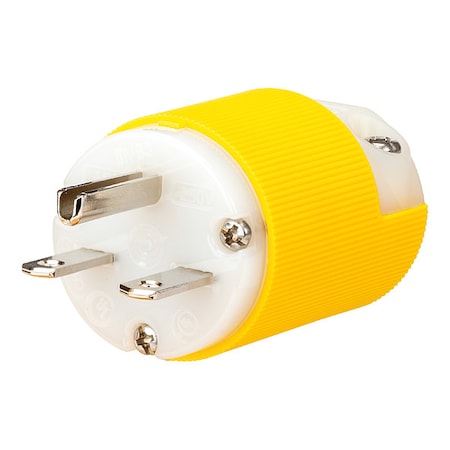 Straight Blade Plug, 6-15P, 15 A, 250V AC, 2 Pole, Spring Clamp Terminals, Grounded MPN:HBL56CM66CST