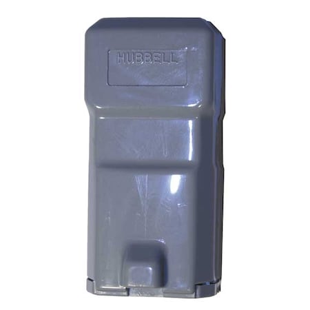 Straight Blade Connector, 5-15R, 15 A, 125V AC, 2 Pole, 3 Wire, Screw Terminals, Gray MPN:HBL5969VGY