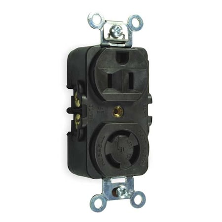 Combination Device, 15 A, 1/2 hp, Brown MPN:HBL7371