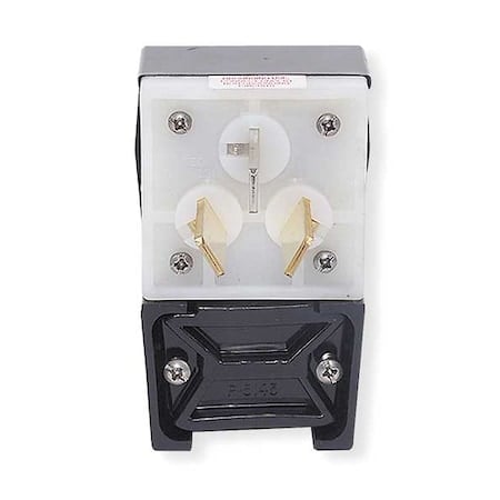 Straight Blade Plug, 10-50P, 50 A, 125/250V AC, 3 Pole, Screw Terminals, Non-Grounded MPN:HBL7977