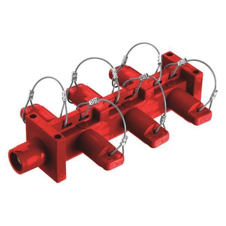 Distribution Block, 600VAC/250VDC, Brwn MPN:HBL7DBR