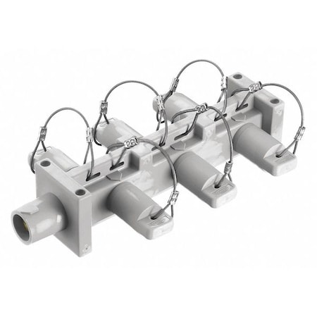 Distribution Block, 600VAC/250VDC, Taper MPN:HBL7DBW