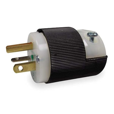 Straight Blade Plug, 5-20P, 20 A, 125V AC, 2 Pole, Screw Terminals, Grounded MPN:HBL8315C