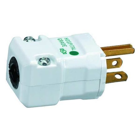 Straight Blade Plug, 5-20P, 20 A, 125V, 2 Pole, Screw Terminals, Grounded MPN:HBL8364V