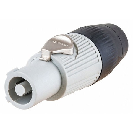 Locking Connector, 25 A, Single Phase, Screw Terminals, Gray MPN:HBLCPOGY