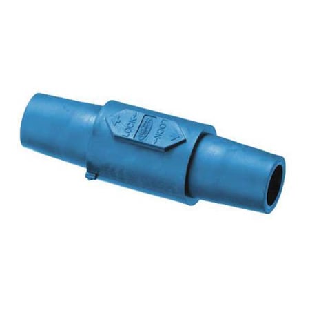 Double Connector, 300/400A, Blue MPN:HBLDFBL