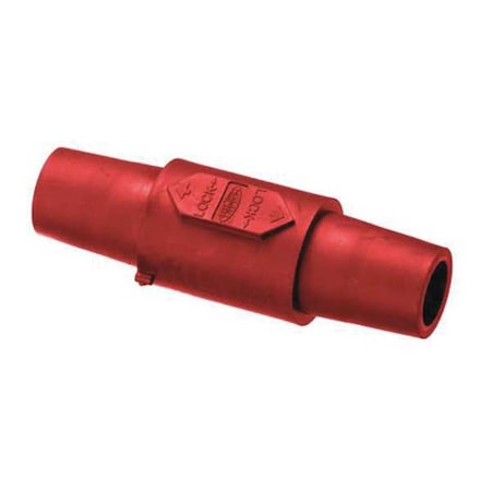 Double Connector, 300/400A, Single Pin, Red MPN:HBLDFR