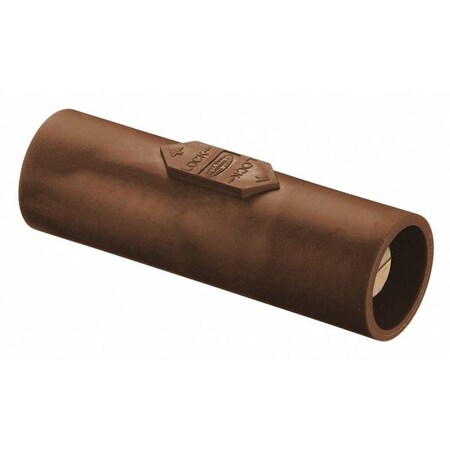 Double Connector, 600VAC/250VDC, Brown MPN:HBLDMBN