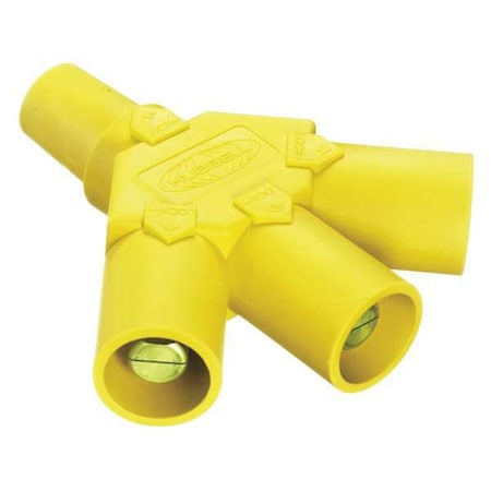 Triple Connector, 600VAC/250VDC, Ylw MPN:HBLF3MY