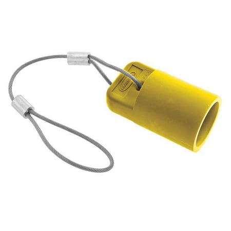 Single Pole Connector Cover, Female, Ylw MPN:HBLFCAPY
