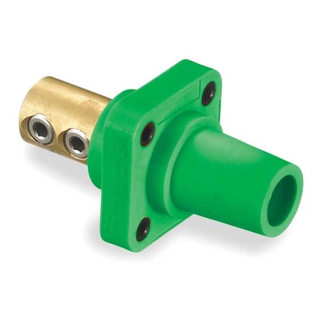 Receptacle, Female, Green, 4-4/0, Taper MPN:HBLFRGN