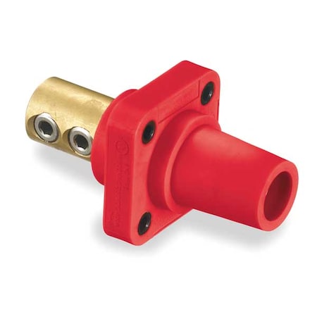 Receptacle, Female, Red, Double Set, Taper MPN:HBLFRR