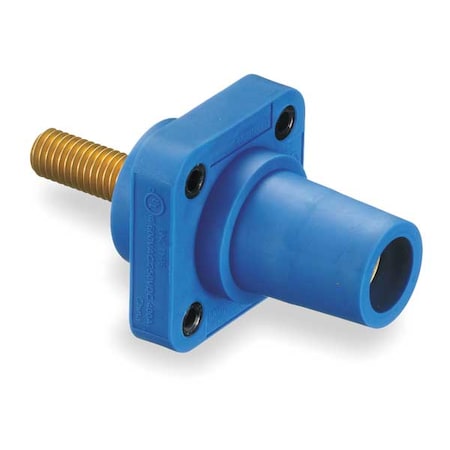 Recpt, Blue, Female, Threaded Stud, 400 A MPN:HBLFRSBL