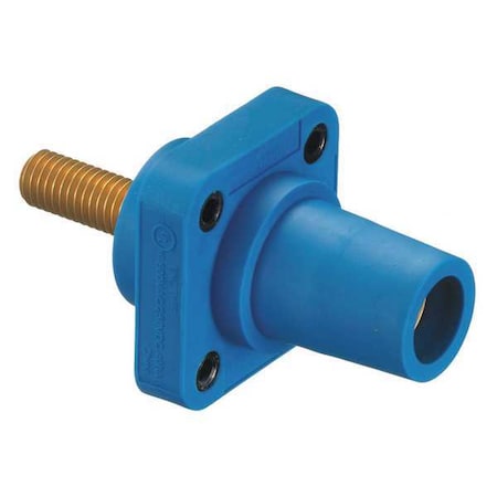 Receptacle, Blue, Female, Stud, Taper Nose MPN:HBLFRSCBL