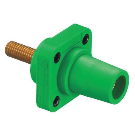 Recpt, Green, Female, Stud Terminals, 400 A MPN:HBLFRSCGN