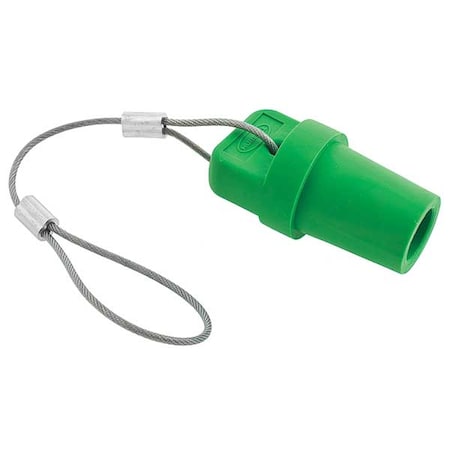 Cap, Green, 300/400 Amp Male Single Pole MPN:HBLMCAPGN