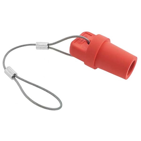 Cap, Red, 300/400 Amp Male Single Pole MPN:HBLMCAPR