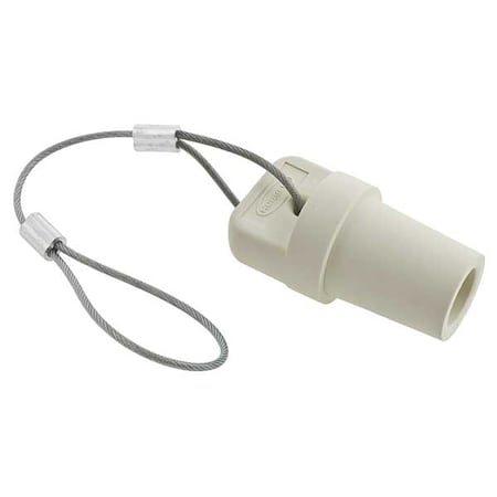Cap, White, 300/400 Amp Male Single Pole MPN:HBLMCAPW