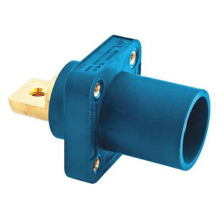 Receptacle, Double Set Screw, Blue, Male MPN:HBLMRBBL