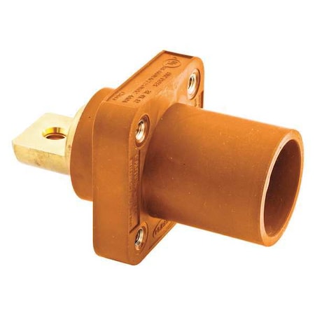 Receptacle, Orng, Male, Double Set, Taper MPN:HBLMRBO