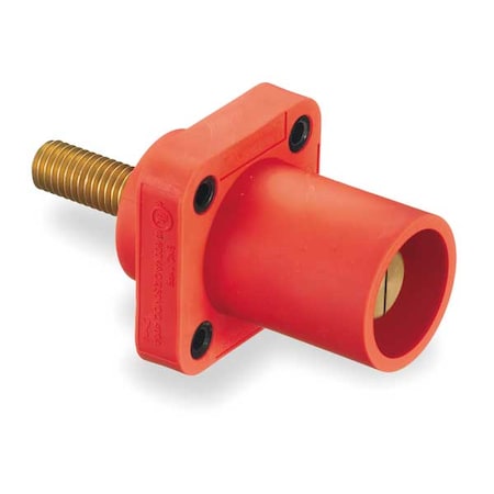 Recpt, Red, Male, Double Set Screw, 400 A MPN:HBLMRSR