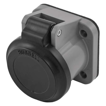 Single Pole Connector, Non-Met Cover, Blck MPN:HBLNCBK