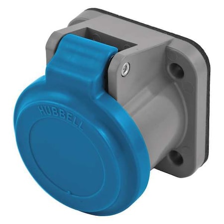 Single Pole Connector, Non-Met Cover, Blue MPN:HBLNCBL