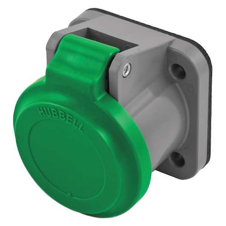 Single Pole Connector, Non-Met Cover, Gren MPN:HBLNCGN