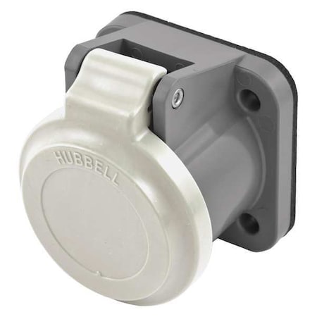 Single Pole Connector, Non-Met Cover, Whit MPN:HBLNCW