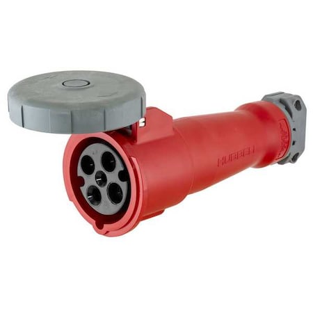 Pin & Sleeve Connector, 100 A, 380 to 415V AC, Three Phase, 3 Pole, IEC Grounding, NEMA 3R, 3RX, 4X MPN:HBLS4100C6W