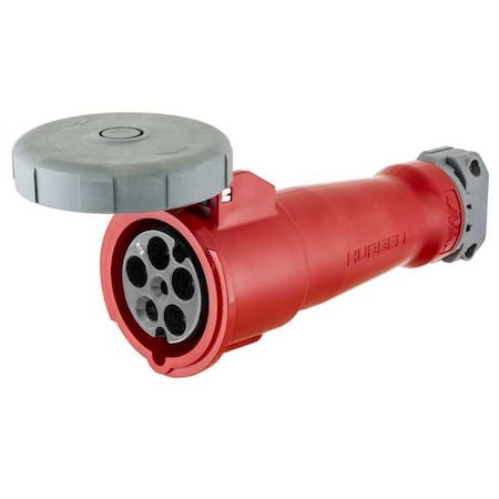 Pin & Sleeve Connector, 100 A, 200/346 to 240/415V AC, Three Phase, 4 Pole, IEC Grounding MPN:HBLS5100C6W