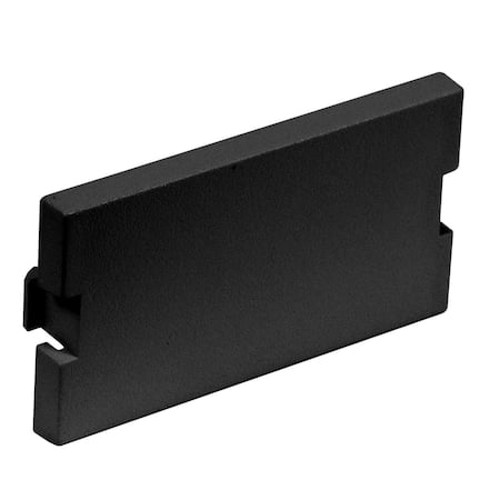 Blank Module, ABS (Acrylonitrile butane styrene - Thermoplastic Polymer), Black MPN:IMB1BK